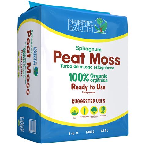 Mix liberally into. . Peat moss at lowes
